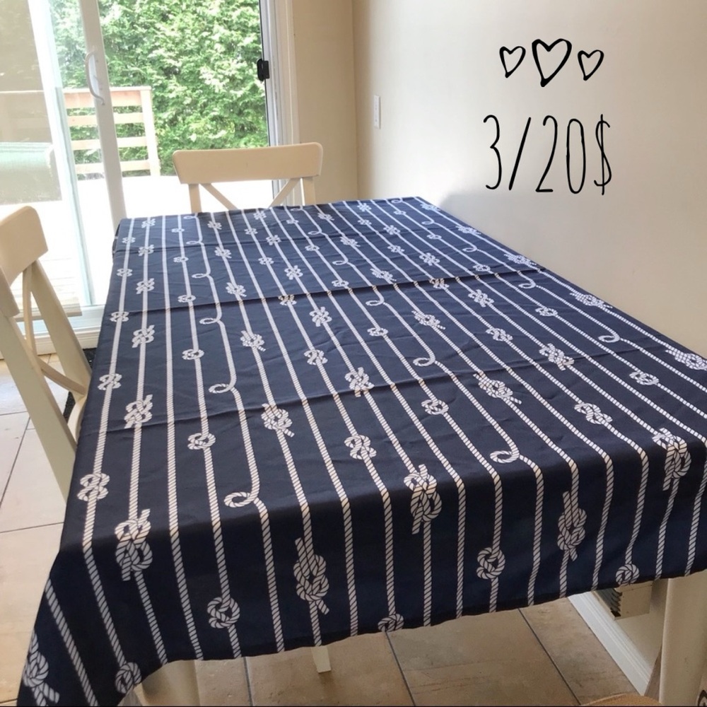 Simons nautical style tablecloth